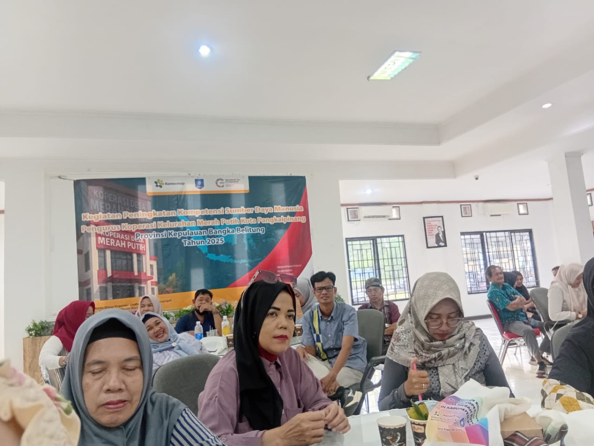 kegiatan peningkatan kompetensi sumber daya manusia pengurus koperasi merah putih kelurahan lontong pancur