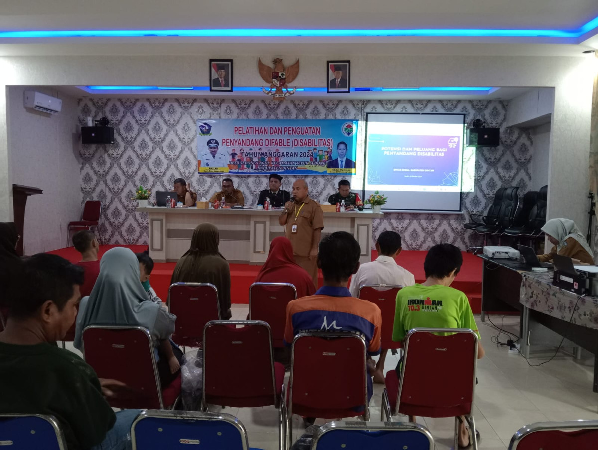 PELATIHAN DAN PENGUATAN PENYANDANG DIFABEL (DISABILITAS)