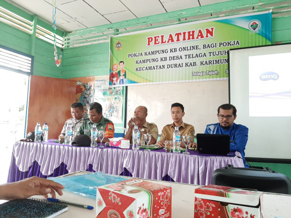 Pembukaan Pelatihan Kampung KB Online oleh Sekretaris Kecamatan Bapak Saono
