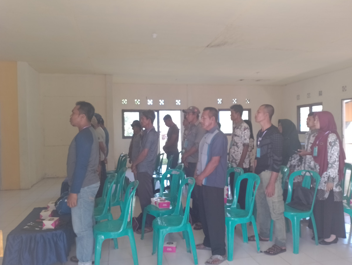 PARA PESERTA PELATIHAN PERIKANAN DESA KELANGA TAHUN 2023