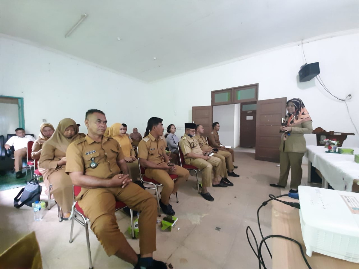 Pokja Kampung KB Teluk siantan, mengikuti pelatihan cara pengisian pelaporan online kampung KB