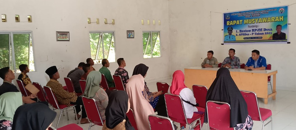 Rapat Musyawarah Riview RPJMD Desa