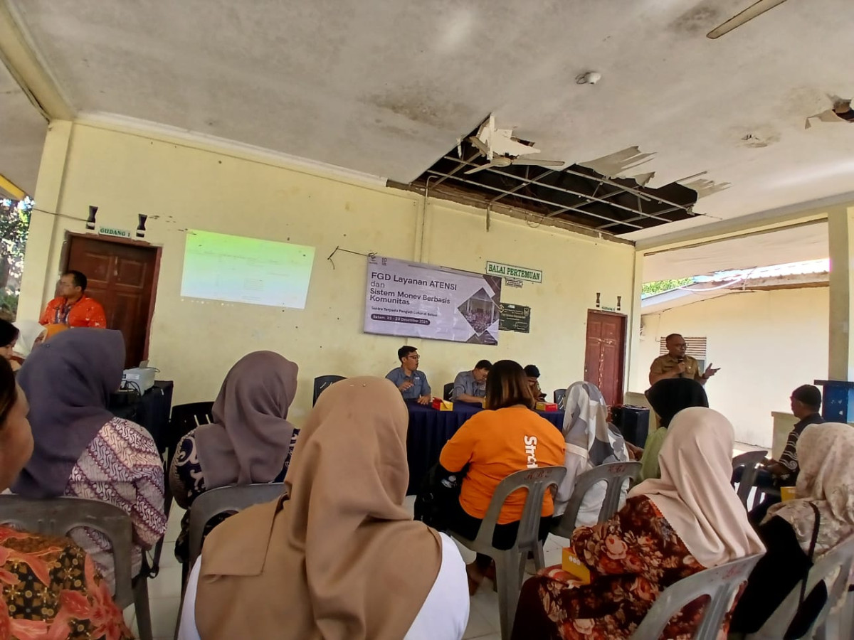 FGD layanan atensi dan sistem monev berbasis komunitas