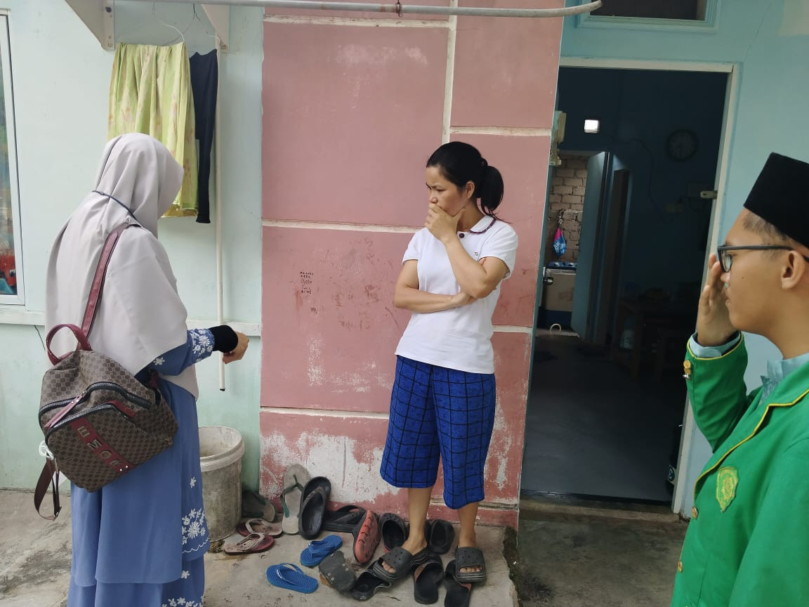 Monitoring rumah yg penghuninya terkena DBD