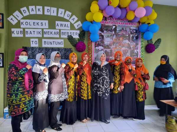 PERESMIAN BATIK MEKAR BERSERI TG BUNTUNG