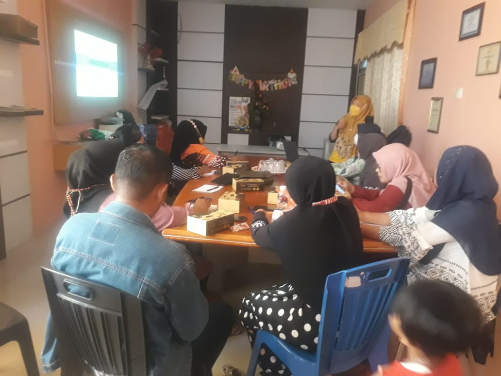 Pertemuan pokja Kampung KB Tanjung Buntung