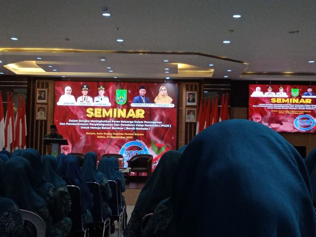 Seminar dalam rangka peran keluarga dalam pencegahan  dan pemberantassn  penyalahgunaan dan peredaran gelap narkotika (P4GN)