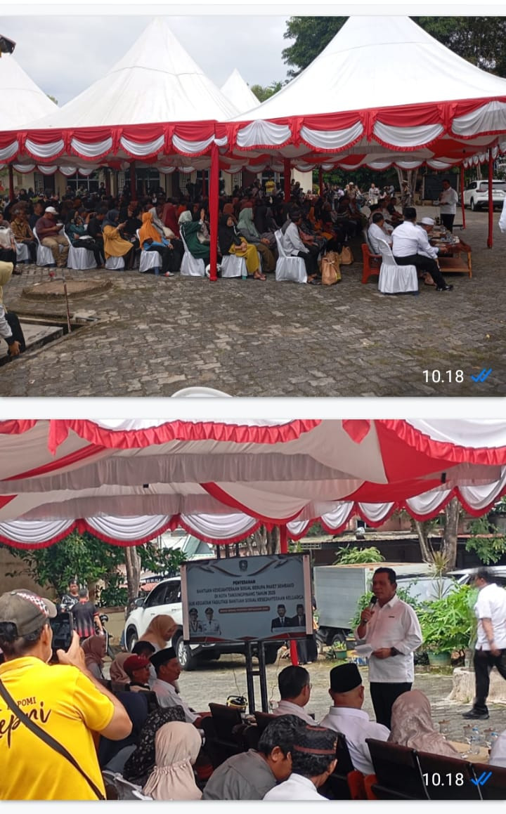 Ketua Kampung Kb Abyakta Menghadiri Kegiatan Penyerahan Bantuan Kesejahteraan Sosial Berupa Paket Sembako Di Kota Tanjungpinang Thn 2025 Oleh Gubernur provinsi Kepulauan Riau