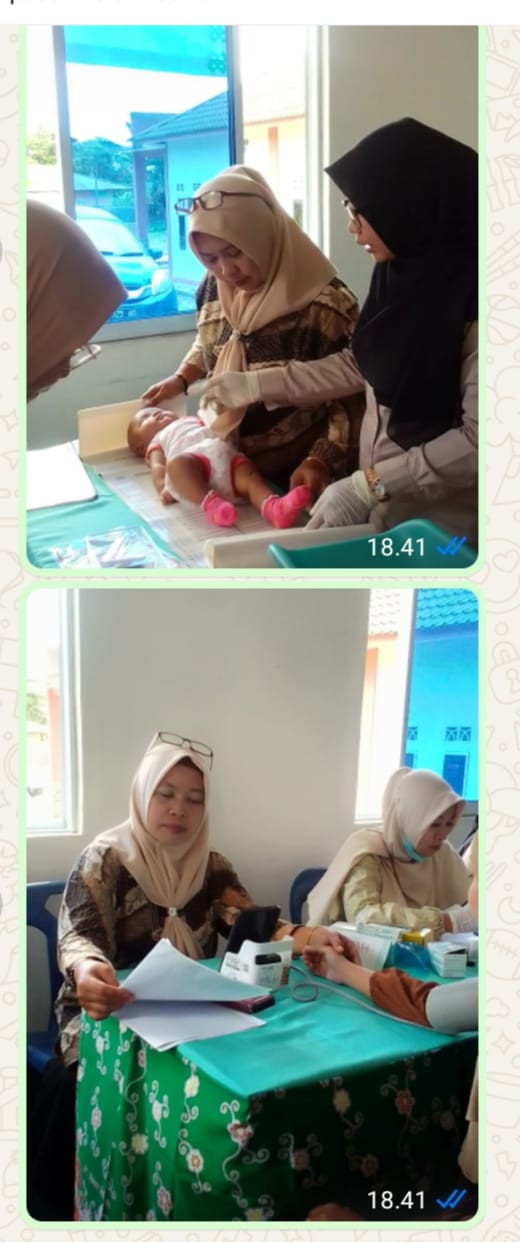 Menimbang Dan Mengukur Tinggi Badan Balita