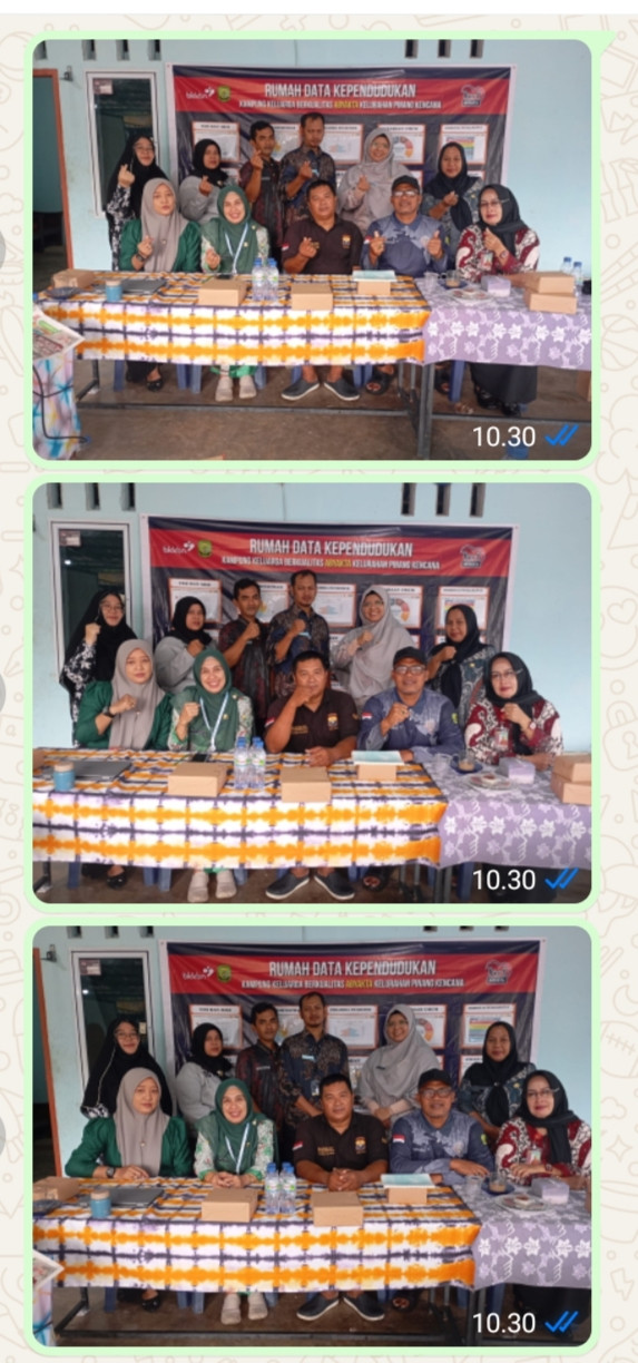 Ketua Dan Pengurus Kampung Kb Abyakta Mengikuti Rapat Bersama Kabid Dinkes Kota Tanjung Pinang Yaitu Monitoring Rencana Kerja Dan Capaian Program Di Kampung Kb Abyakta