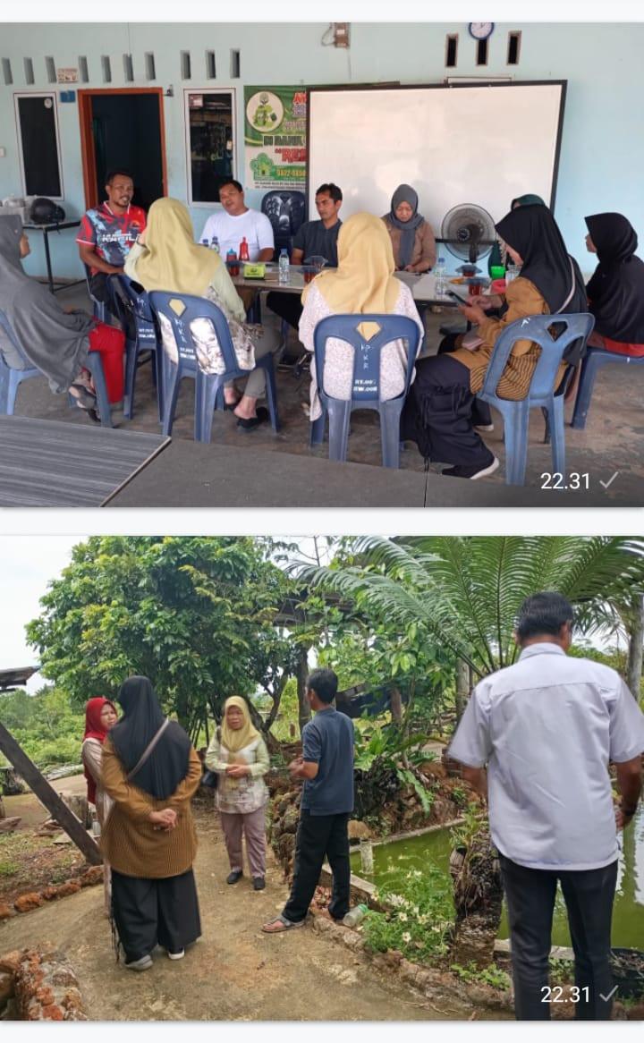 Pengurus Kampung kb Abyakta Menerima Kunjungan Dari Pengurus PKK Provinsi Kepri Untuk Berkolaborasi Dengan Dasawisma Tentang Meningkatkan Ketahanan pangan keluarga Serta Memotivasi Agar Berinovasi Dan Meningkatkan Ketahanan pangan keluarga