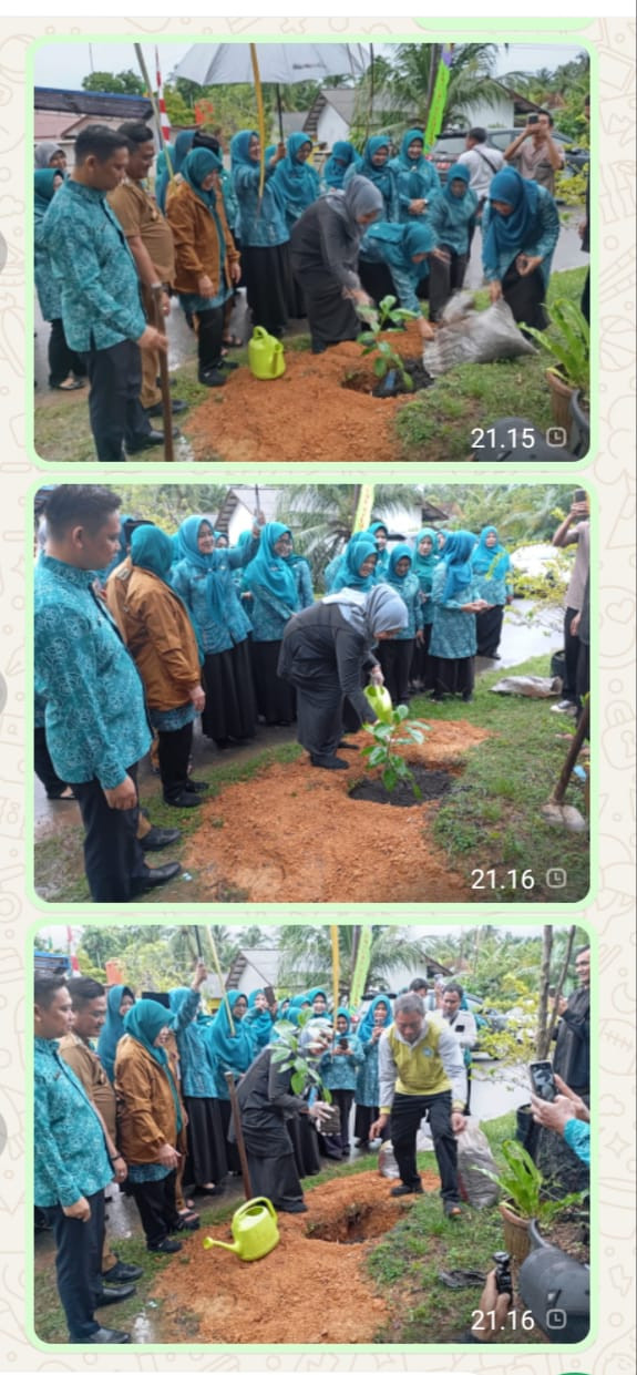 Penanaman Pohon Alpokat Secara Simbolis Oleh Ibu Gubernur Provinsi kepri