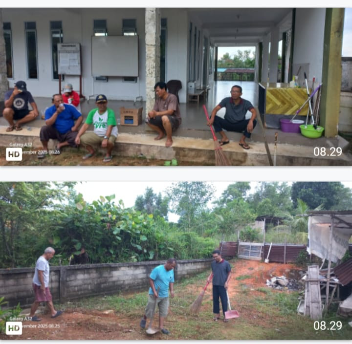 Seksi Pembinaan Lingkungan Bersama Warga Kampung Air Bukit Mengadakan Gotongroyong Untuk Meningkatkan Kebersamaan Dan Solidaritas Di Antara Warga Serta Menciptakan Lingkungan Yang Lebih Harmonis Dan Sejahtera