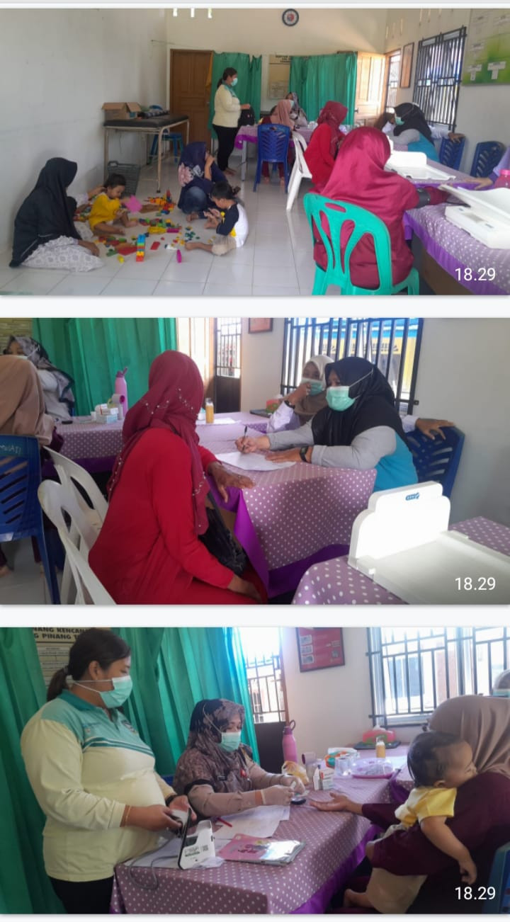 Kader Posyandu Melati Bersama Petugas Kesehatan Mengadakan Posyandu ILP Untuk Memudahkan Masyarakat Mendapatkan Akses Layanan Yg Lebih Komprehensif Serta Memperoleh Pelayanan Yg Lebih Terintegrasi
