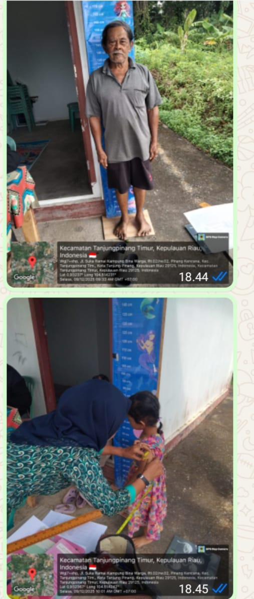 Menimbang Berat Badan Lansia