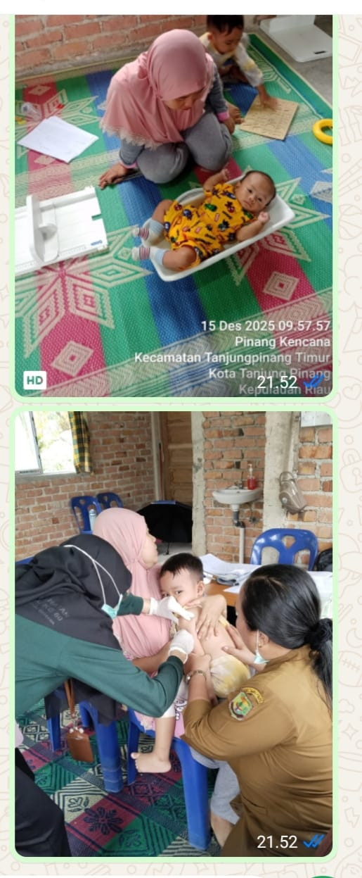 Kader Posyandu Kecubung Bersama petugas Kesehatan Melakukan Monitoring Tumbuh Kembang Anak Untuk Memantau Pertumbuhan Dan Perkembangan Anak Serta Mendeteksi Dini Jika Ada Gangguan Tumbuh Kembang Pada Anak