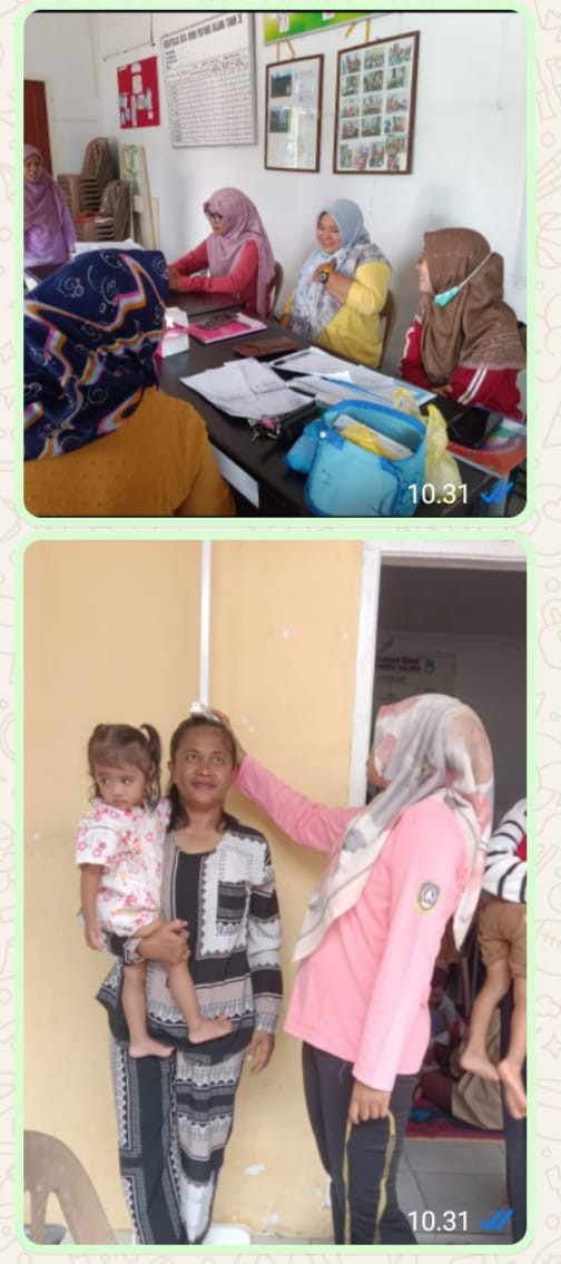 Mengukur dan menimbang Tinggi Badan