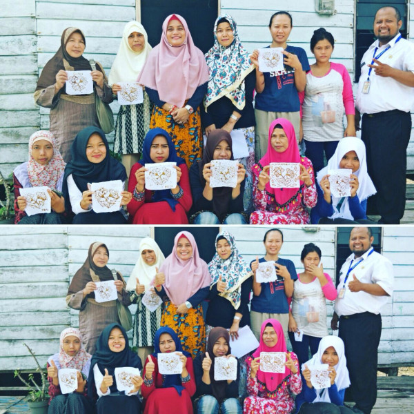 Pelatihan Membatik Bagi Ibu Rumah Tangga Kampung KB Sei Ladi