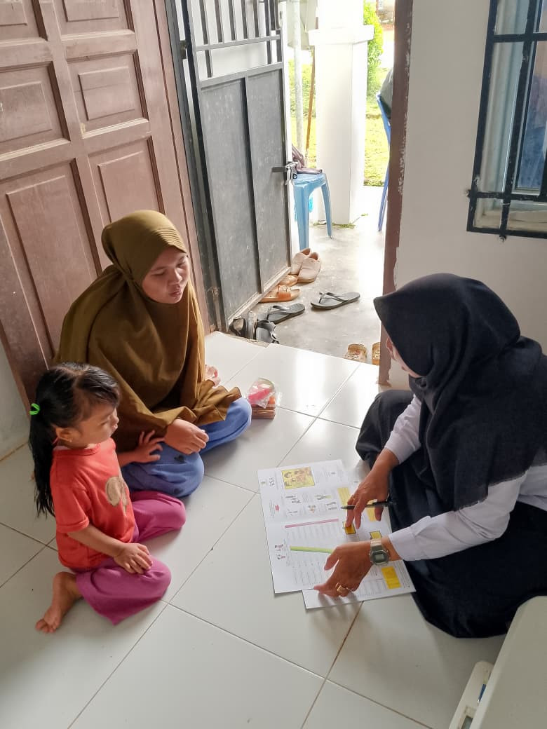 Bertanya kepada orang tua balita