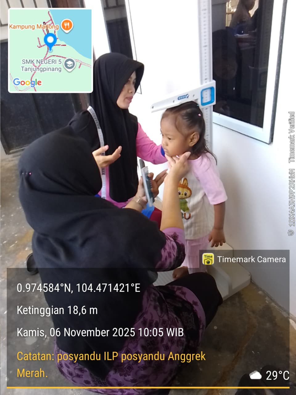 pengukuran tinggi badan balita