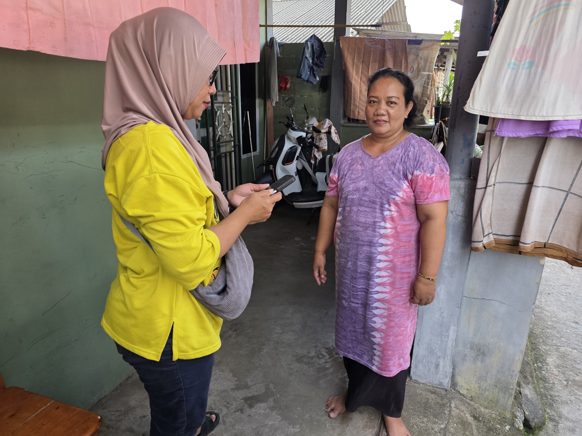 Kunjungan ke rumah lansia