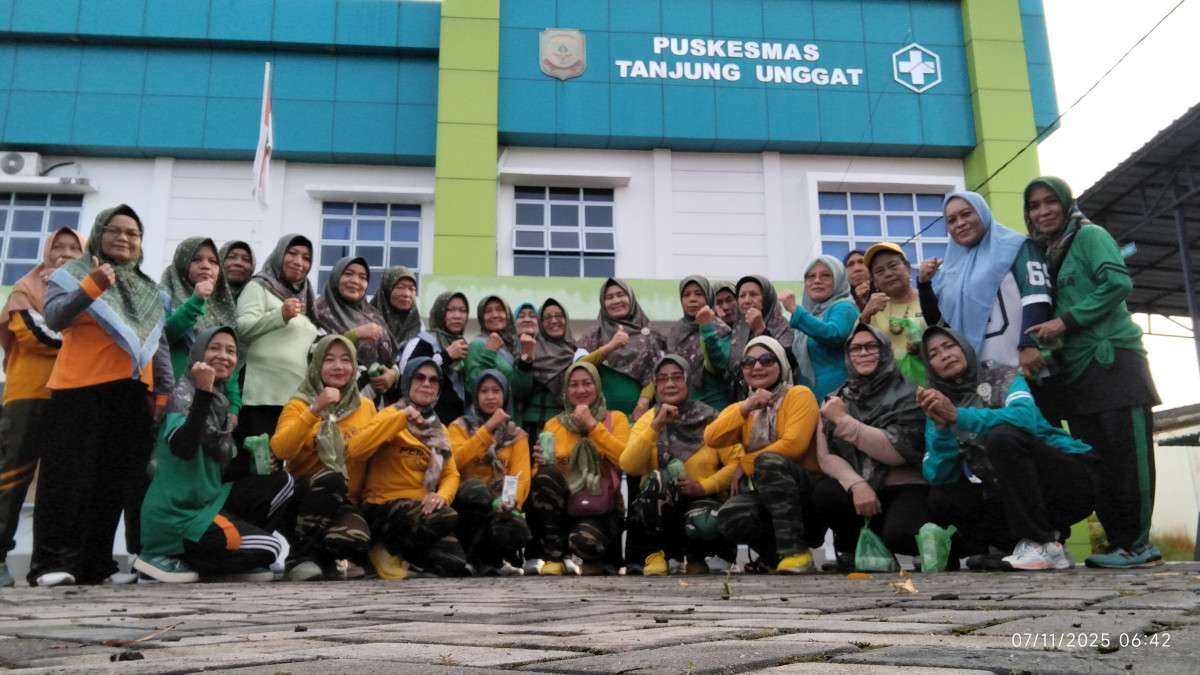 Senam jantung sehat di pkms tg unggat