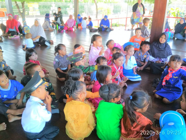 Anak anak dengan berbagai macam pakaian profesi