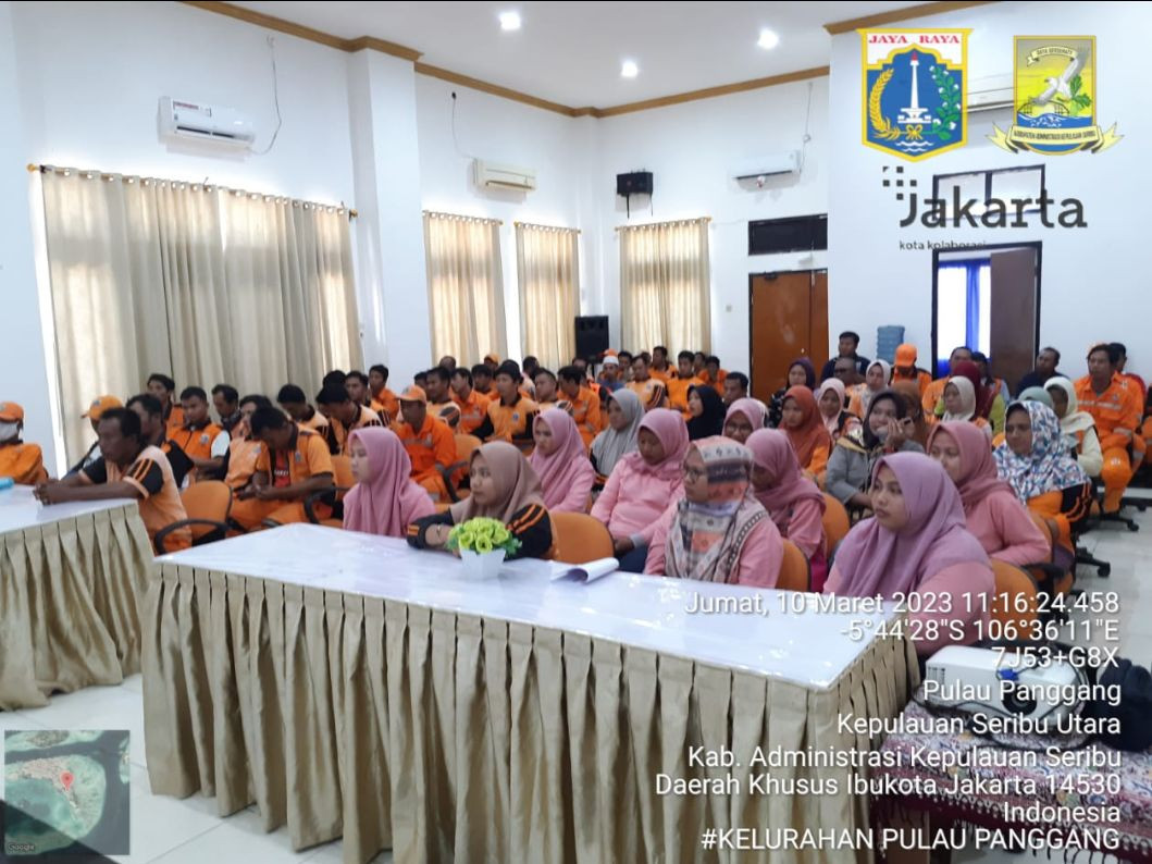 Pembinaan dan evaluasi PJLP kelurahan Pulau Panggang