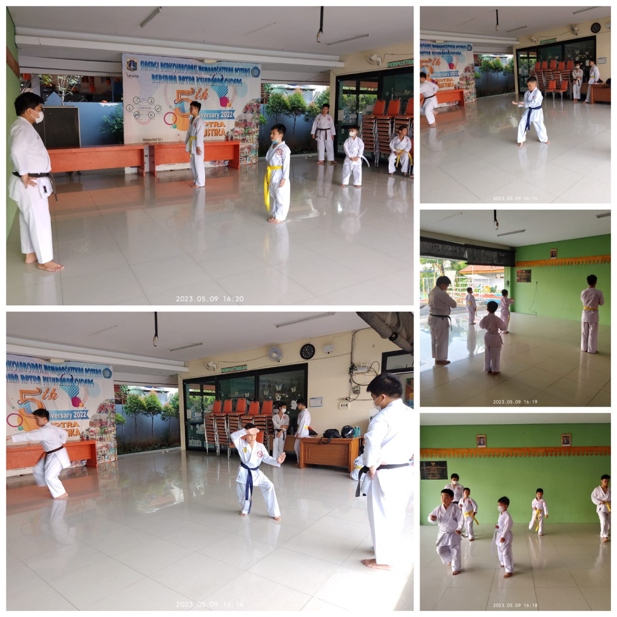 Selasa, 09 Mei 2023  Pelatihan Karate dari "Gabdika Shitoryukai"