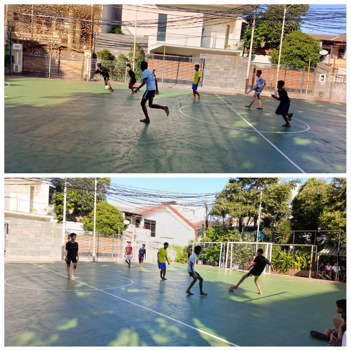 Sparing Futsal anak2 dari Tanah Sereal dan Duri Selatan