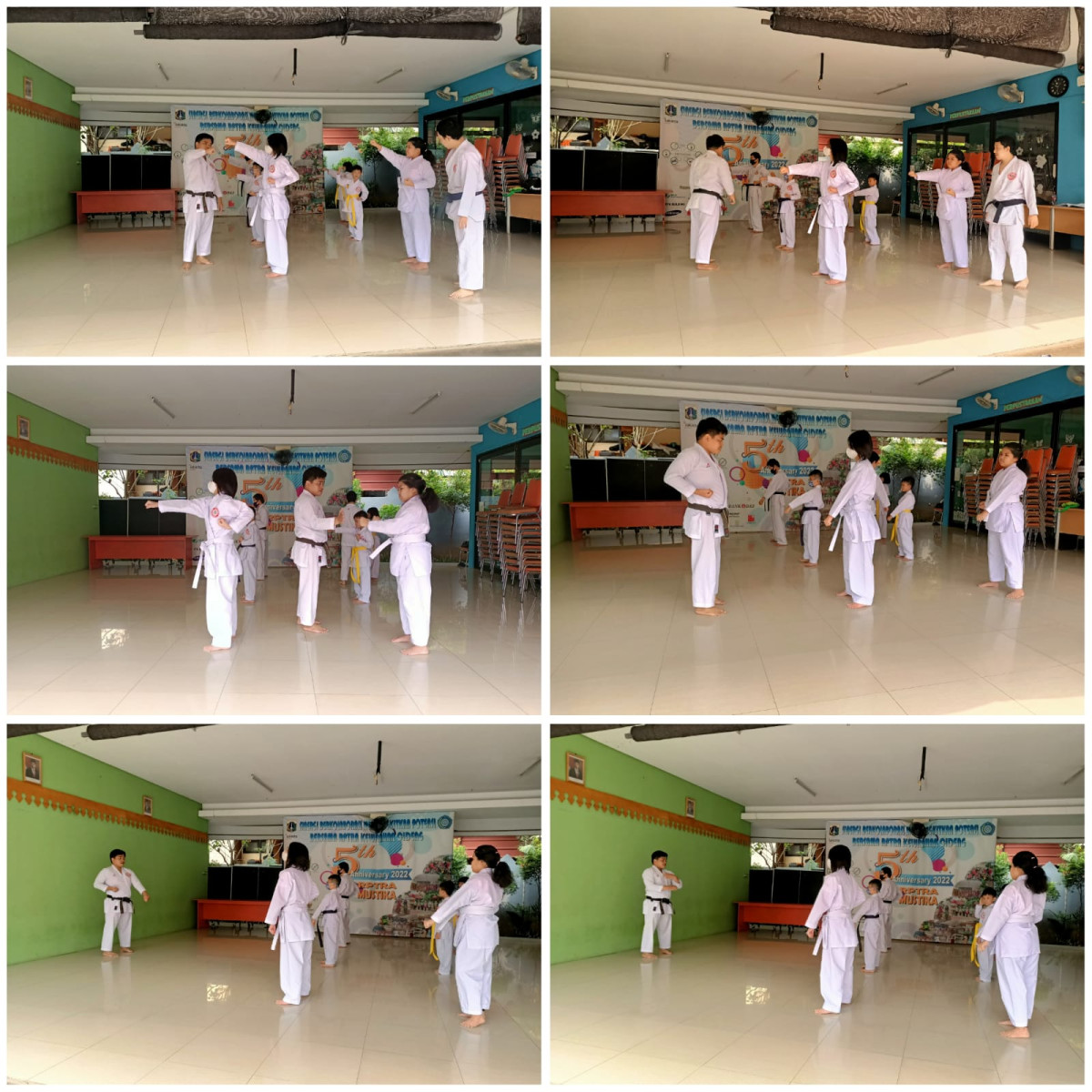 Pelatihan Karate dari "Gabdika Shitoryukai" Dengan Pelatih/Senpai ( Conrad )