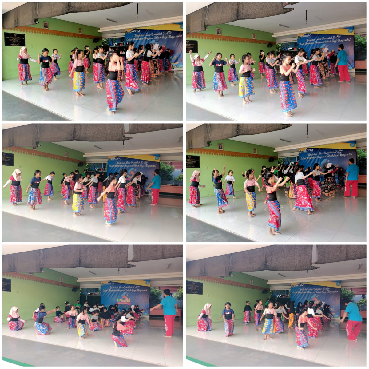 Pelatihan menari anak-anak warga Kelurahan Cideng