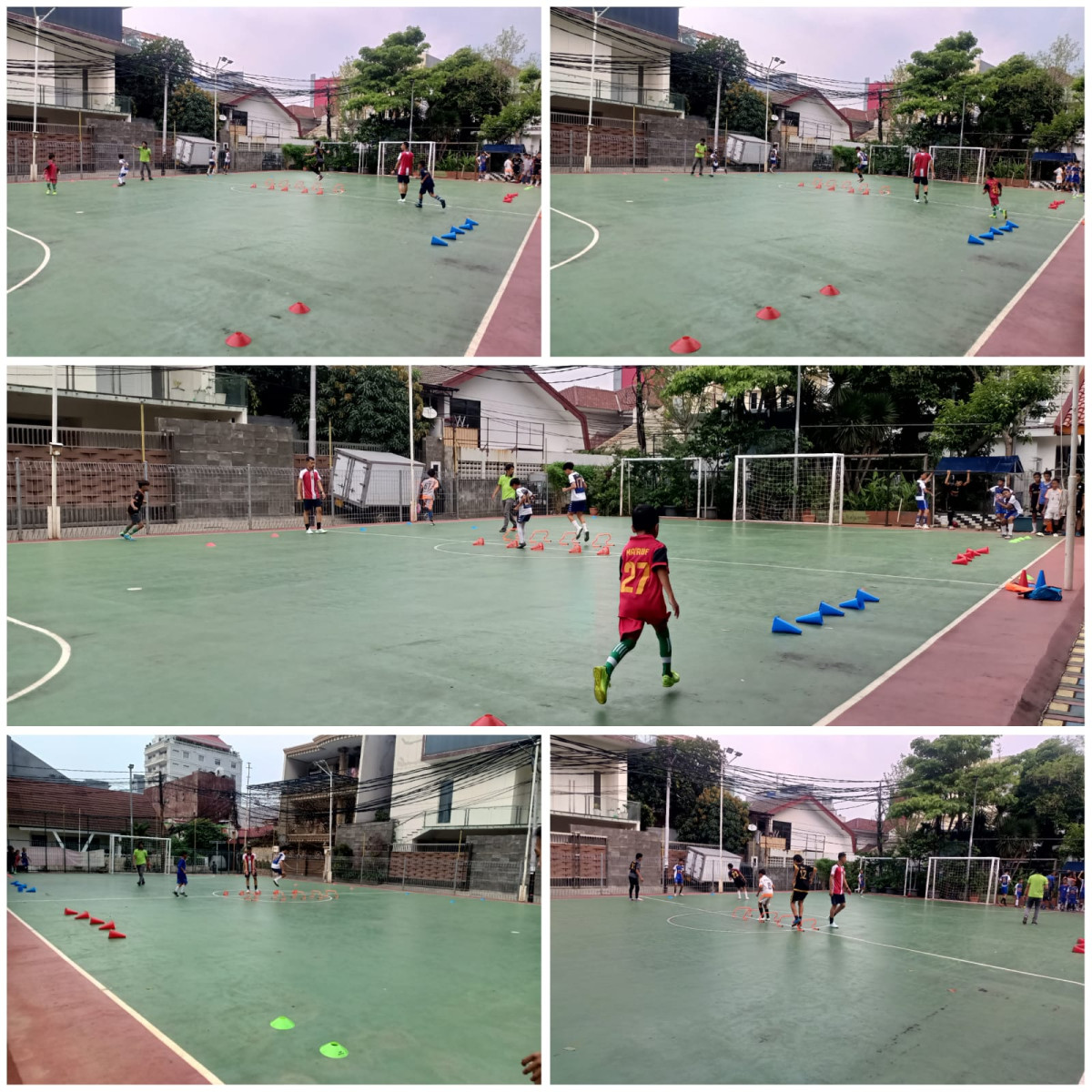 Minggu,  14 Januari  2024  Pelatihan Futsal dari Karang Taruna Kel.Cideng untuk  Anak-anak Warga Kelurahan Cideng