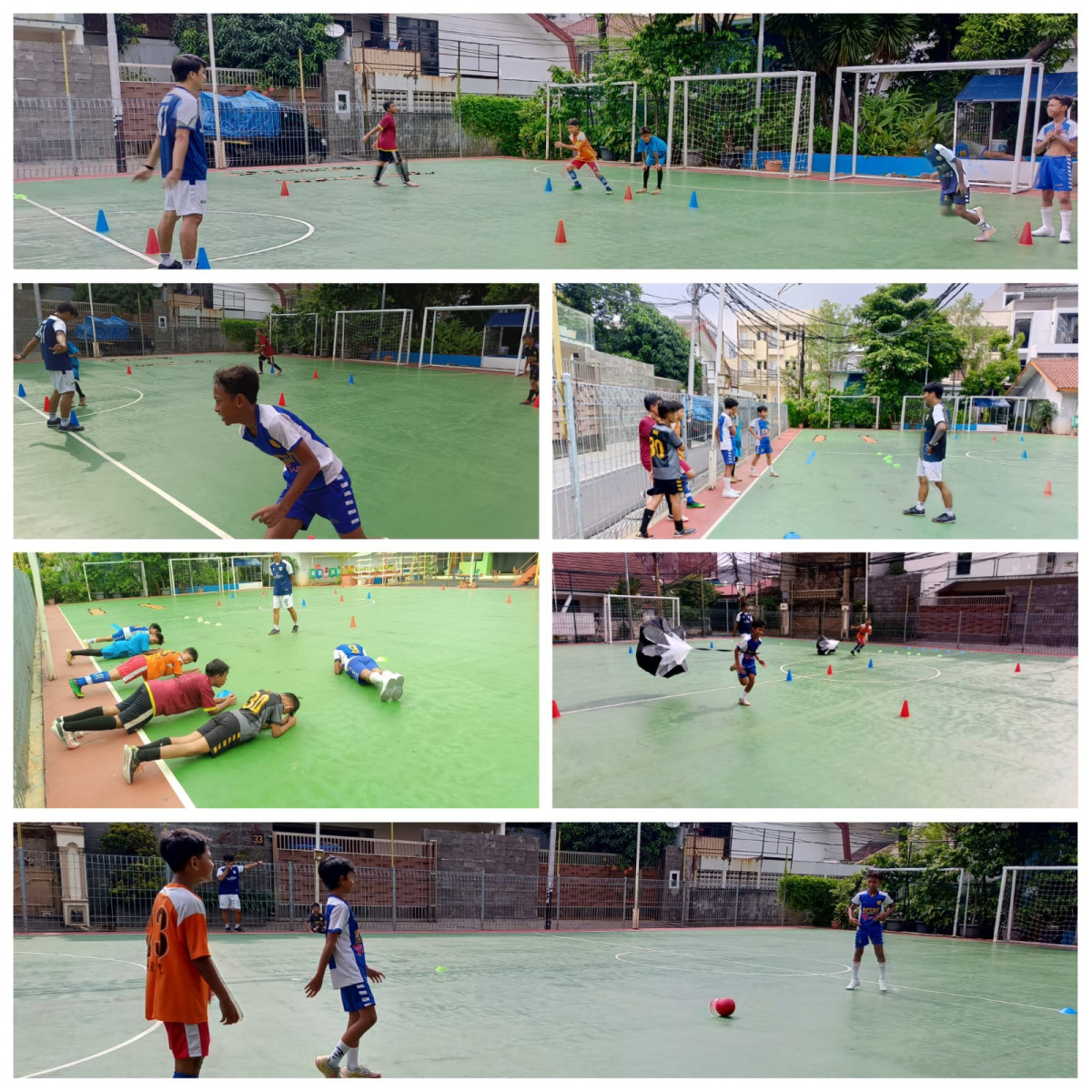 Pelatihan Futsal dari Karang Taruna Kel.Cideng untuk  Anak-anak Warga Kel.Cideng