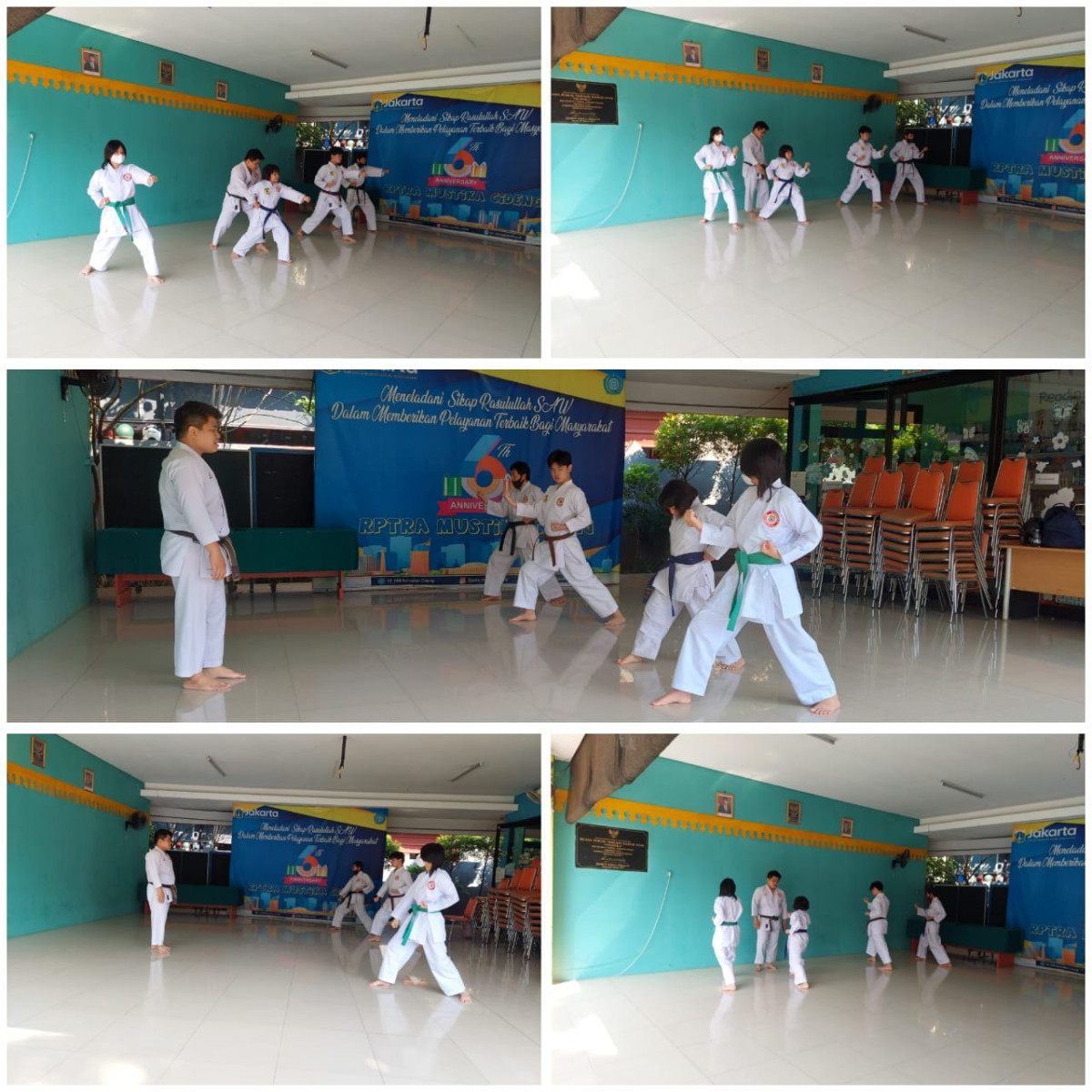 Pelatihan Karate dari "Gabdika Shitoryukai" Dengan Pelatih/Senpai ( Conrad )