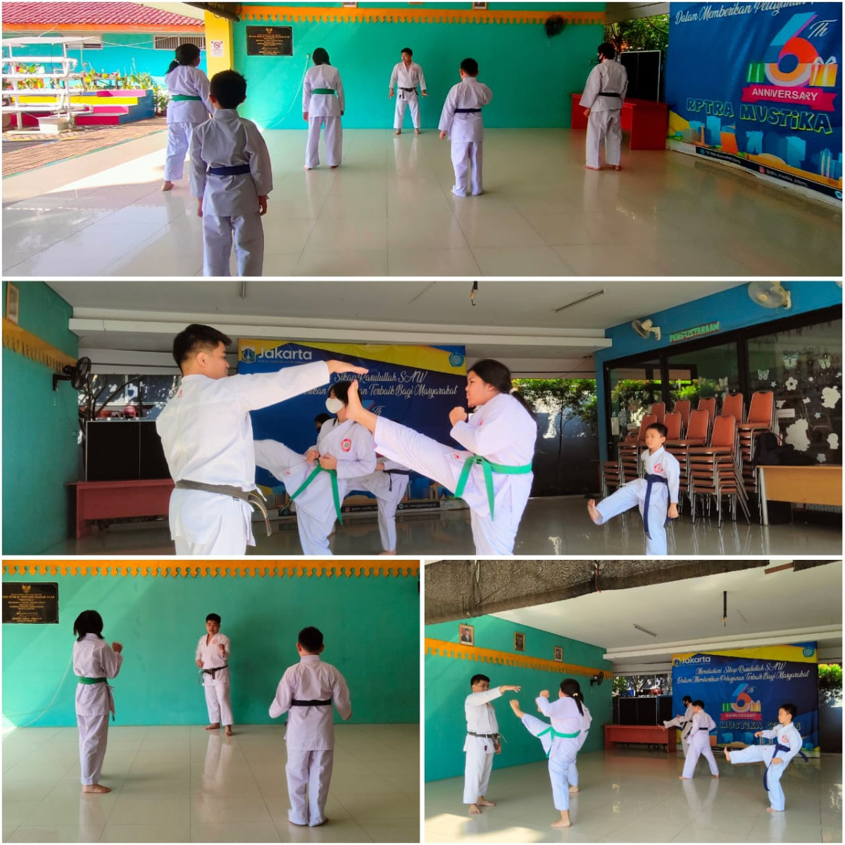 Pelatihan karate dari"Gabdika  Shitoryukai"