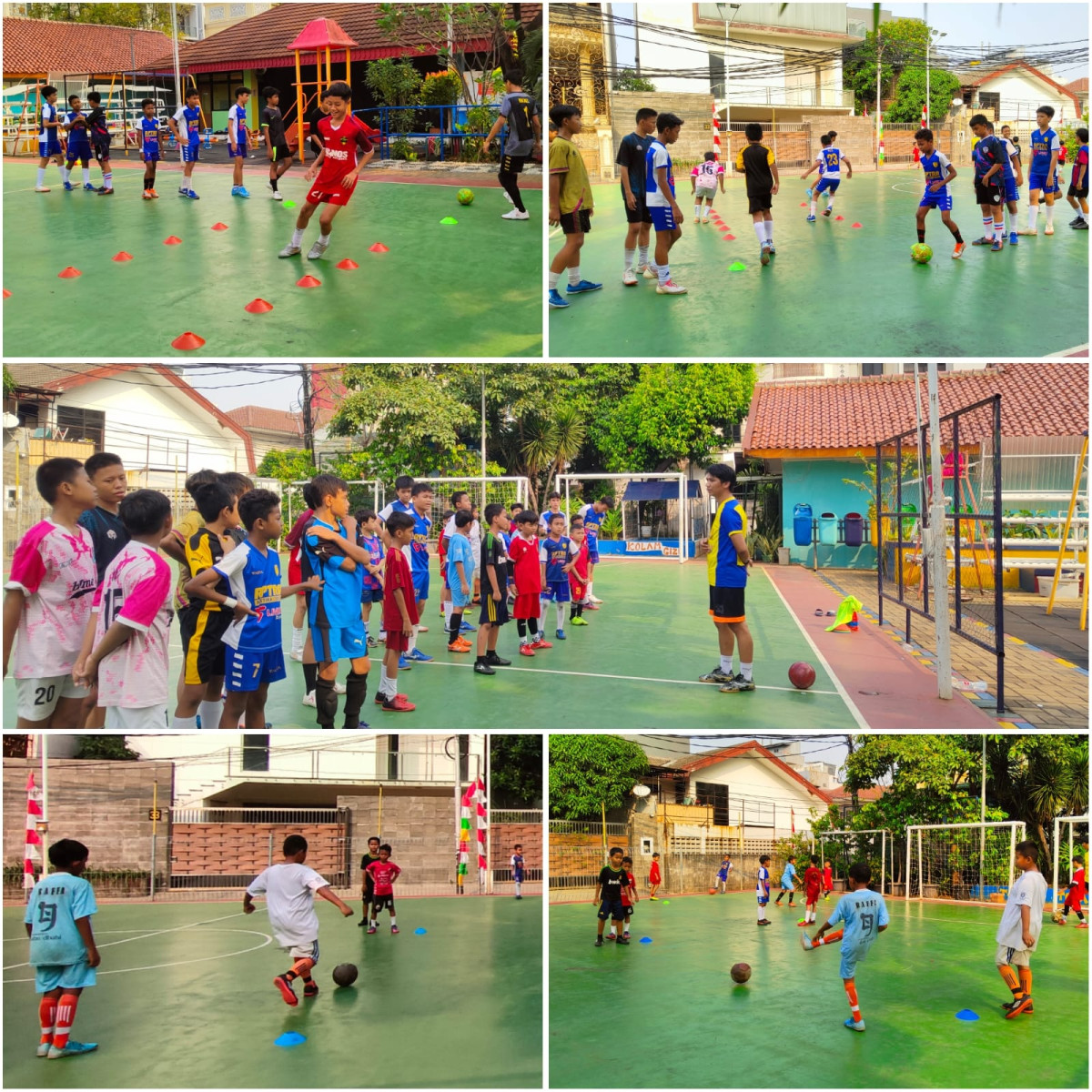 Pelatihan futsal karang Taruna Kelurahan Cideng