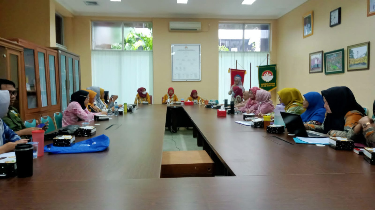 Pertemuan Rutin Pokja II TP.PKK Kota Administrasi Jakarta Pusat