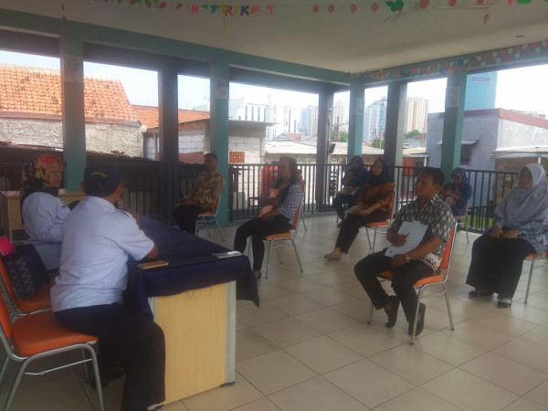 MELAKSANAKAN KEGIATAN REKRUITMEN CALON PENGELOLA TES TERTULIS