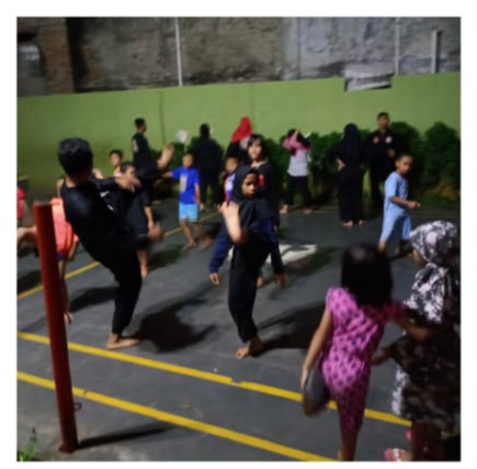 Pelatihan pencak silat