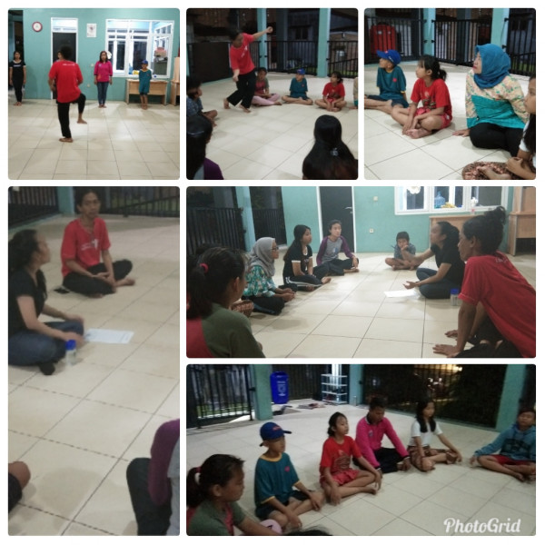 Pelatihan Teater dari Sudin Pariwisata dan Budaya