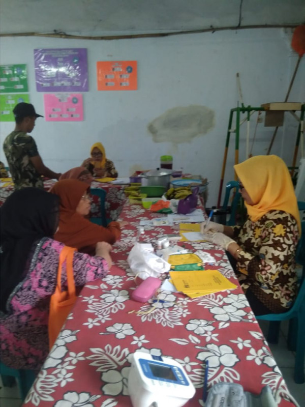 MONITORING POSYANDU LANSIA WIDURI RW 08 KELURAHAN KEMAYORAN