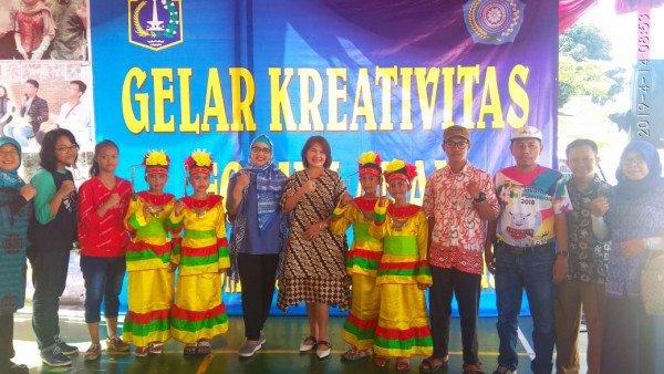 Pentas di Acara Gelar Kreatifitas Foraja Kota Administrasi Jakarta Pusat