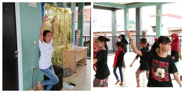 Pelatihan Tari dari Sudin Parbud