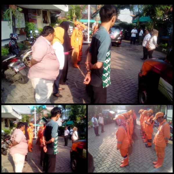 Apel Pagi bersama PJLP Kel Kemayoran