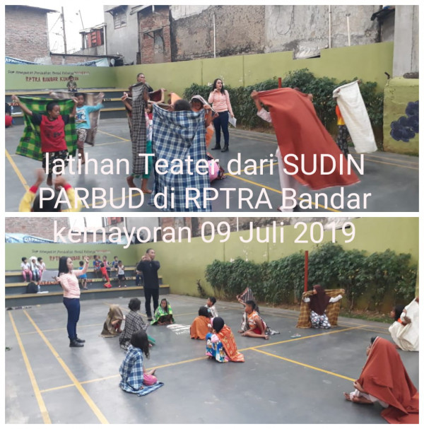 Pelatihan Teater dari Sudin Pariwisata dan Budaya