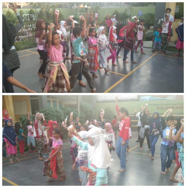 Pelatihan Teater Gabungan dari SUDIN PARBUD