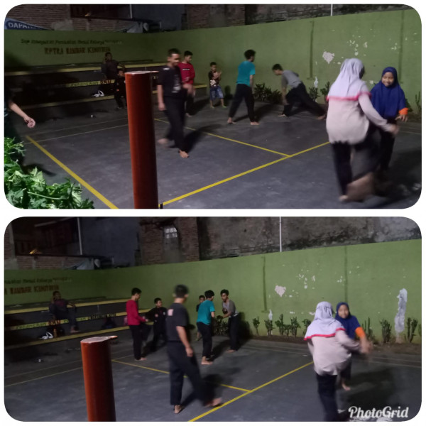 Memfasilitasi Latihan Pencak Silat