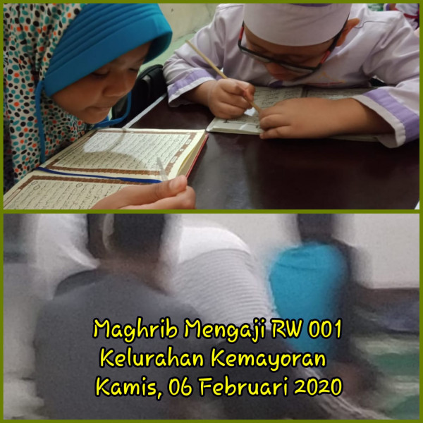 Maghrib Mengaji wilayah RW 001