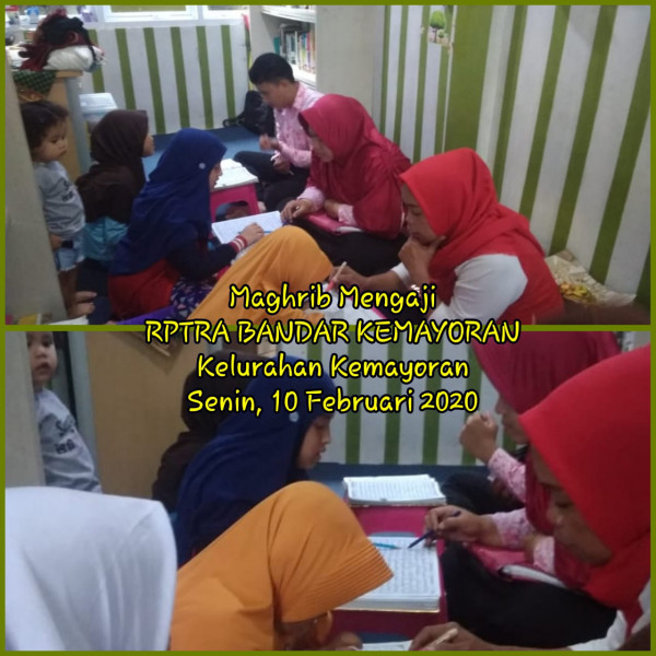 Maghrib Mengaji Rptra Bandar Kemayoran